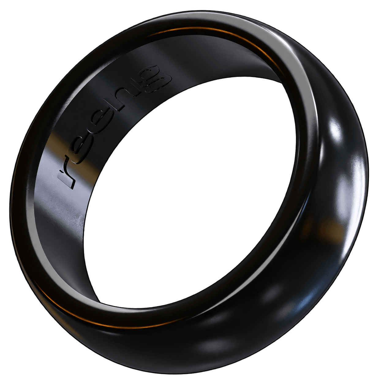 Reeng black ceramic networking ring